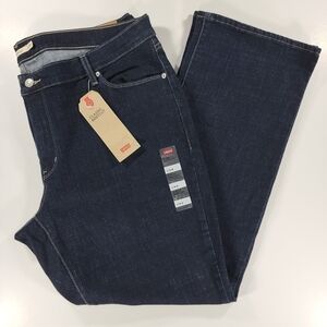 NWT Levis Womens Classic Bootcut Jeans 22W Regular Dark Wash Mid-Rise Stretch